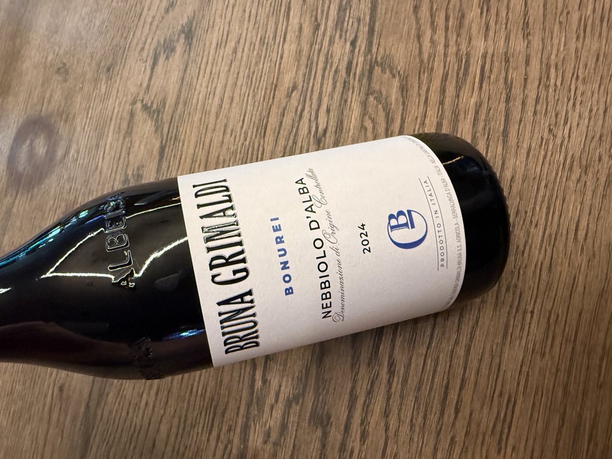 BRUNA GRIMALDI NEBBIOLO ALBA DOC BONUREI 2024 vol. 14.5